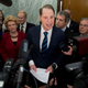 Sen. Ron Wyden (D-Ore.) and other Democratic senators discuss opposition to Human Services Secretary nominee Rep. Tom Price on January 31, 2017. Image via AP Photo.